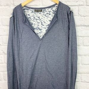 Toggery Men's Size S Long Sleeve V Neck 1/4 Button